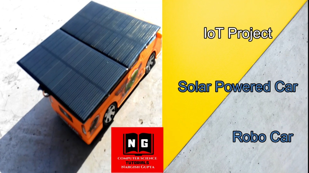 project-IoT Project - Solar Powered Car - Robo Car IoT Project