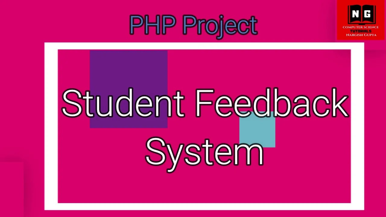 project-Student Feedback System Project Using PHP